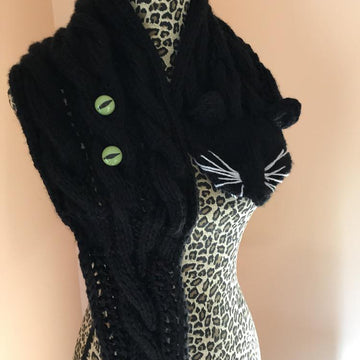 Black Cat Scarf