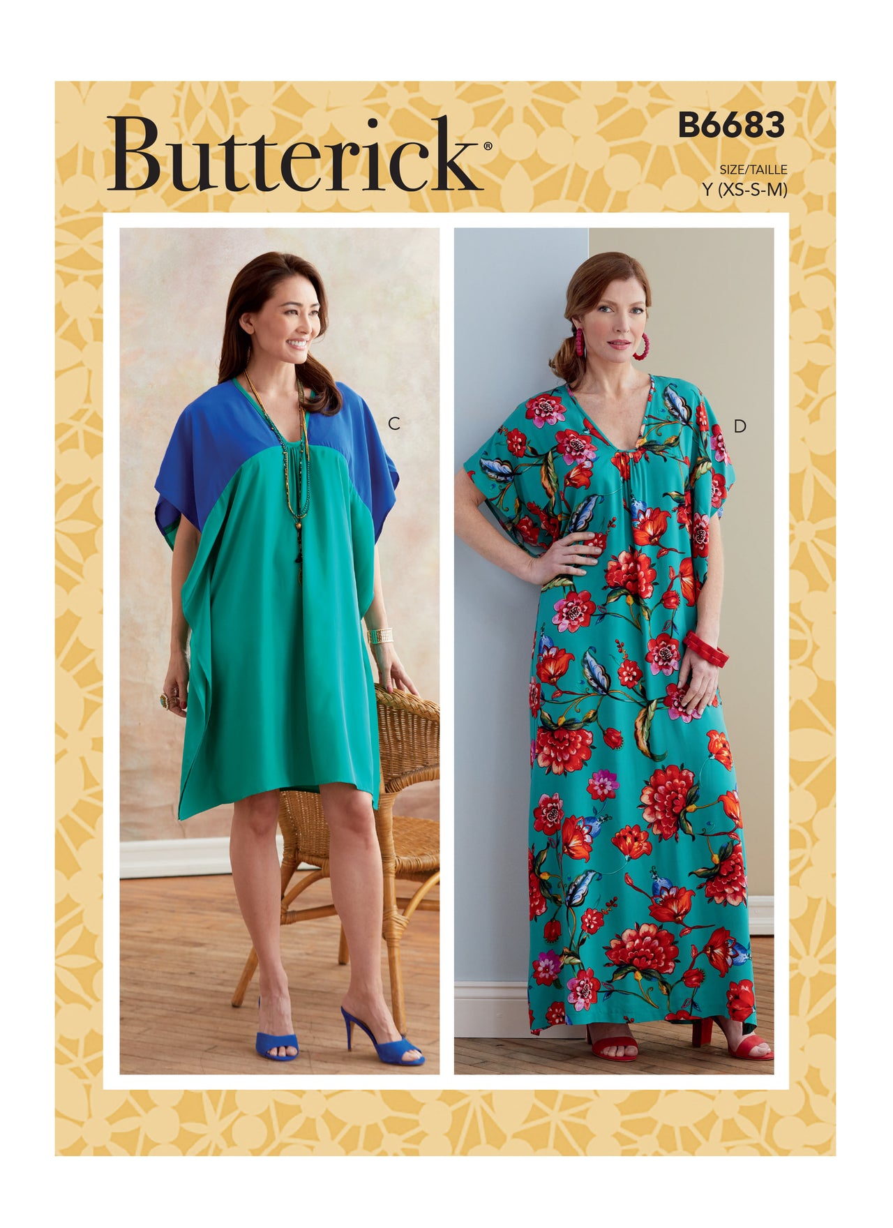 Butterick Misses' Tunic and Caftan B6683 - Sewing Pattern