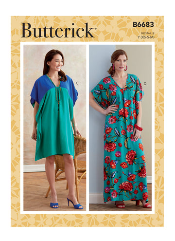 Butterick Misses' Tunic and Caftan B6683 - Sewing Pattern