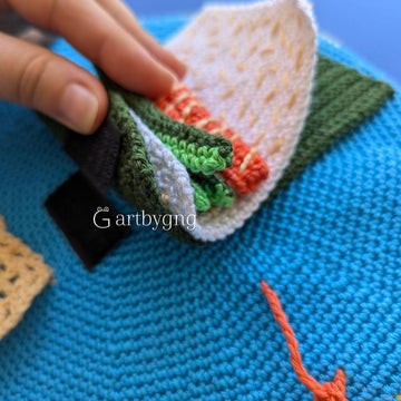Fun foods quiet book pattern