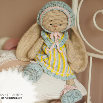 Doll Clothes, Crochet Pattern - Outfit APRIL