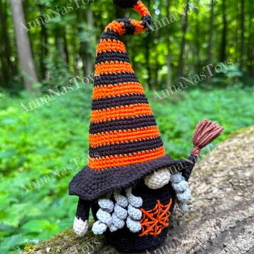 Halloween Witch with Broom