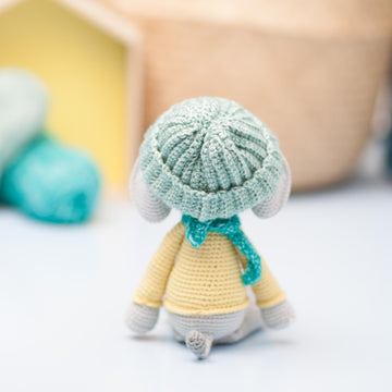 Elephant amigurumi crochet pattern