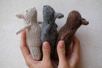 Hand-Knitted Petite Souris