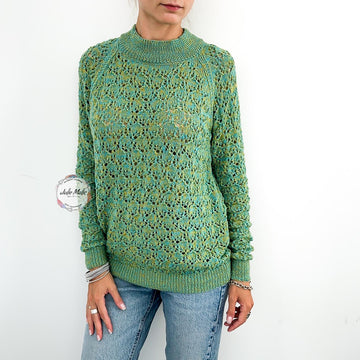 Women’s lace raglan jumper