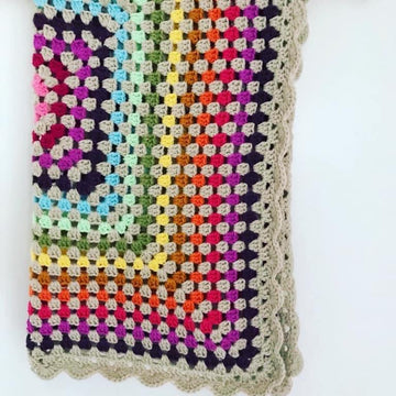 Granny Square Crochet Blanket