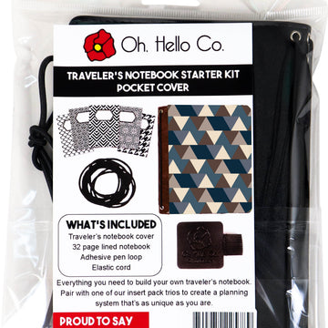 Oh, Hello Co. Oh Hello Pocket Men's Travler's Notebook Starter Set - 605830