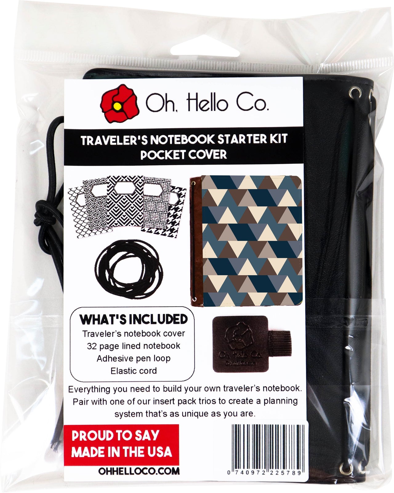 Oh, Hello Co. Oh Hello Pocket Men's Travler's Notebook Starter Set - 605830