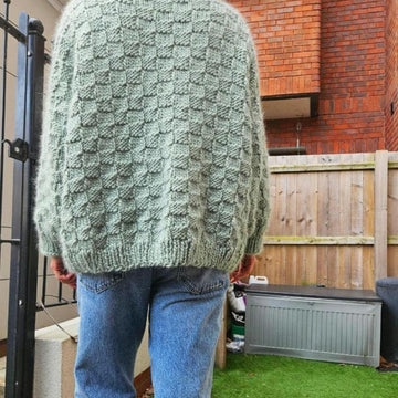 Oversized Basket Weave Sweater