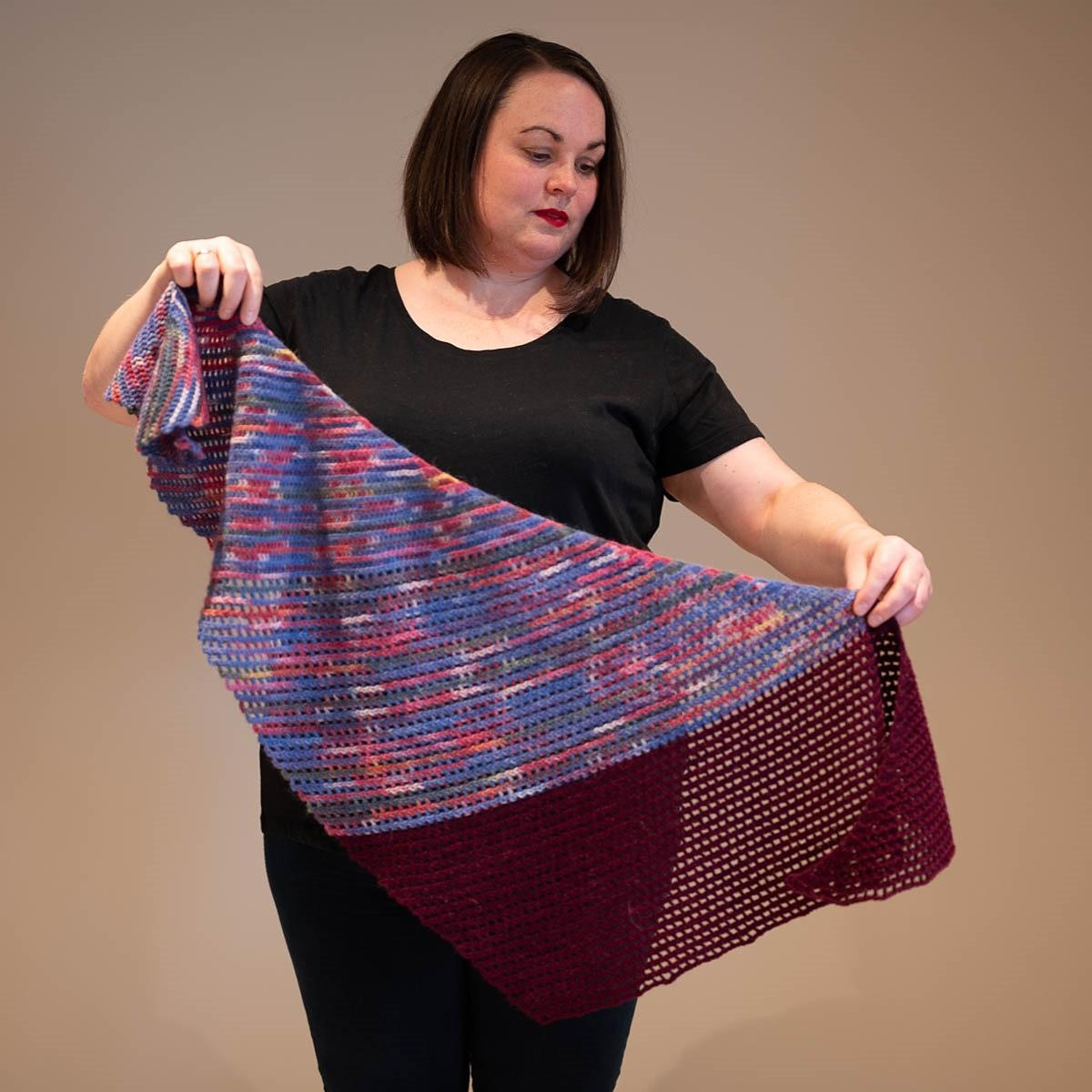 Boomerang Crochet Shawl