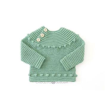 Size 1-3 months – Prehistoric Sweater/Bodice
