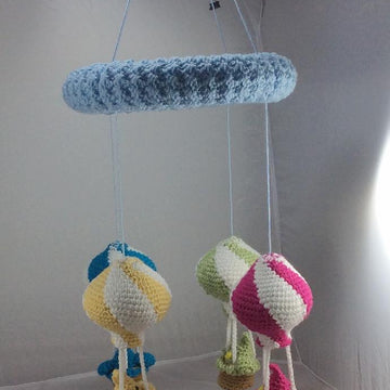 Hot Air Balloon Baby Mobile