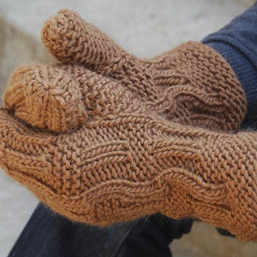 Wavy Gravy Man: Hat, Mittens and Scarf Set