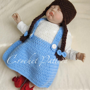 Dorothy Baby Wig, Dress and Shoes Outfit