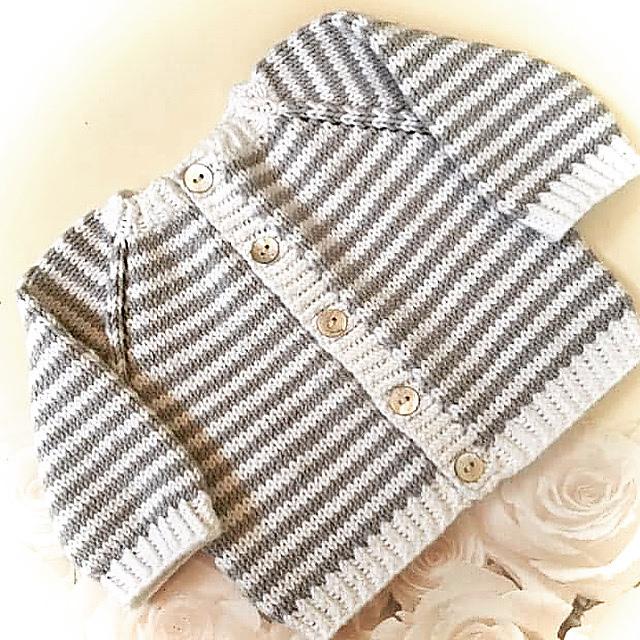 Striped Baby Party Cardi