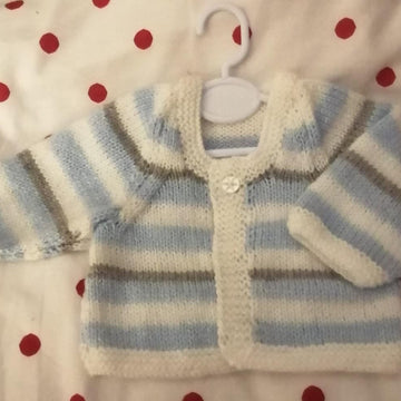 Grayson Tatty Bear Pinefore, Cardi and Bonnet 0-3mths