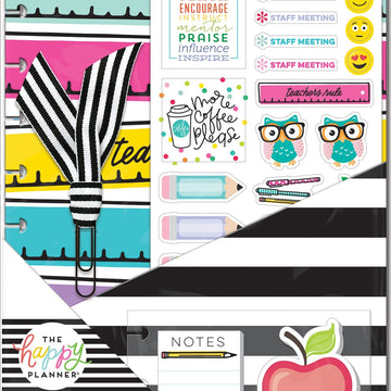 Happy Planner Medium Accessories 125/Pkg - Teacher
