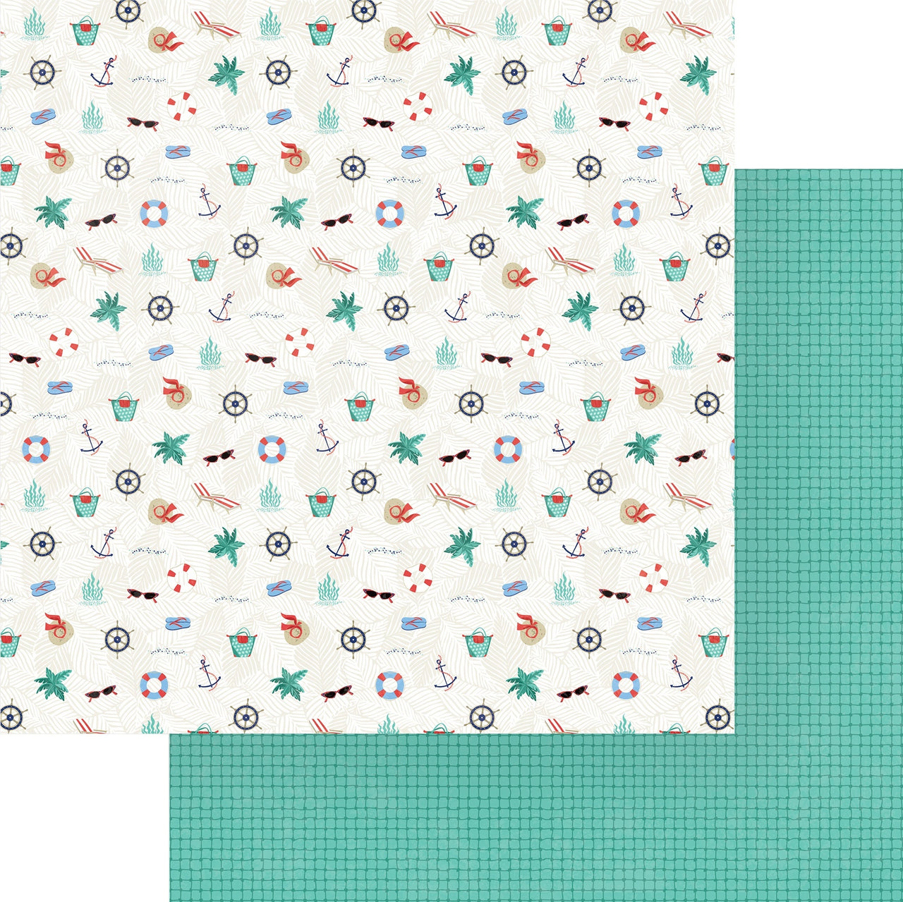 Photoplay Paper Set Sail Double-Sided Cardstock 12"X12" 25/Pkg - Sail Away
