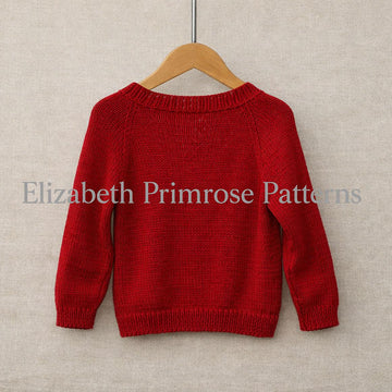 Rudolph the Reindeer Raglan Sweater P178