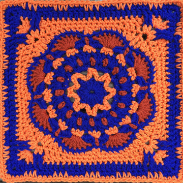 Daisy Girl Afghan Square