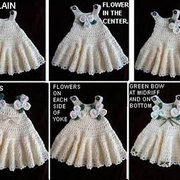 539 Girls dress, sundress, jumper, newborn to 12 yrs.