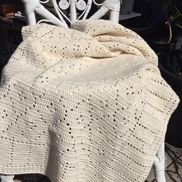 Mosaic Filet Lap Blanket