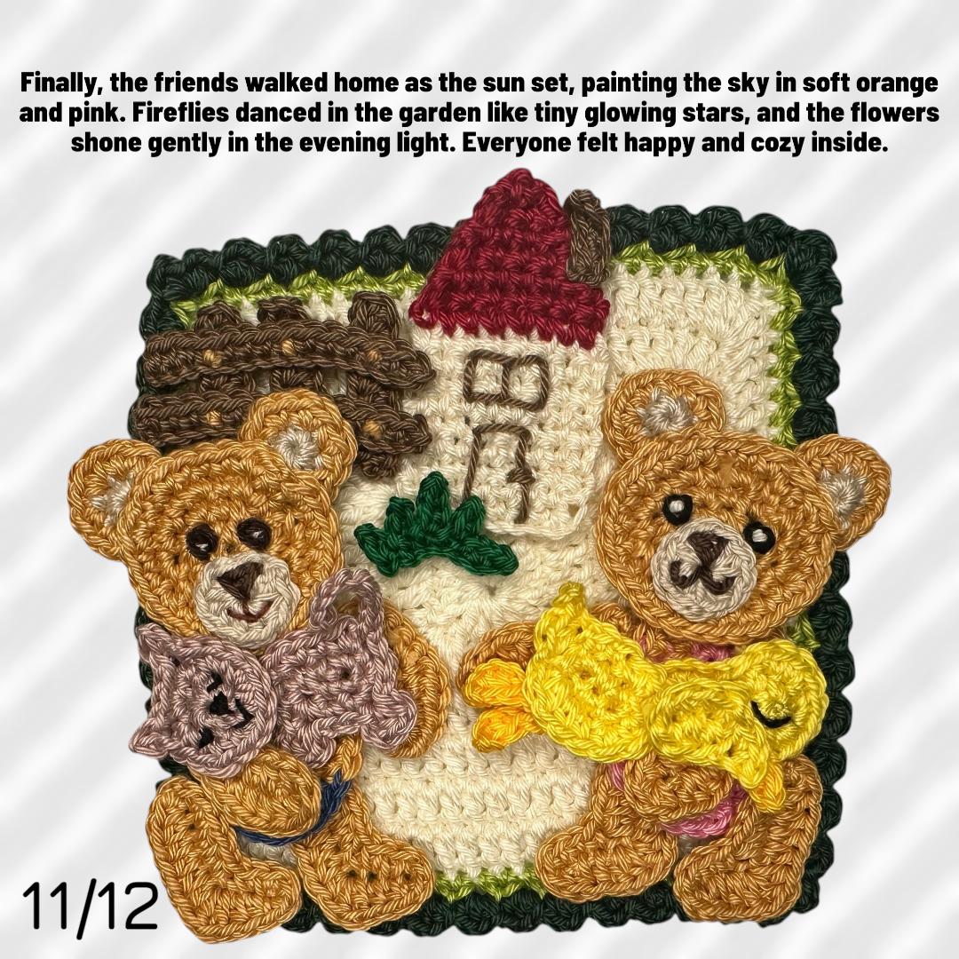 Granny Square Bear 11 Crochet