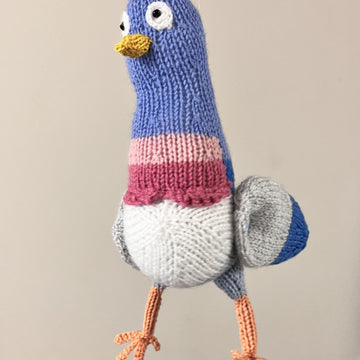 Knitting Pattern – Stuffed Dove Bird Toy