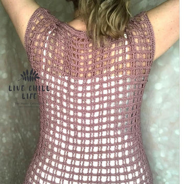 Cherry Blossom Windowpane Tunic