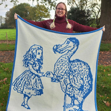 Alice and the Dodo | Overlay Mosaic Blanket