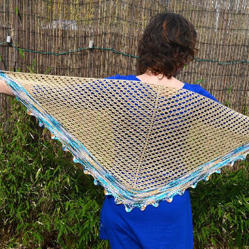 Tender sandstorm shawl