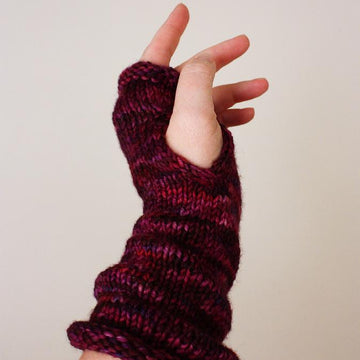Longue Fingerless Mittens or Mitts