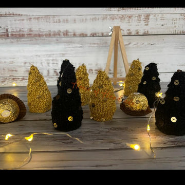 Christmas Tree Ferrero Rocher Cover Knitting Pattern