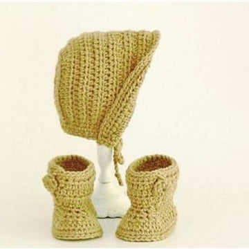 Baby Bonnet and Booties