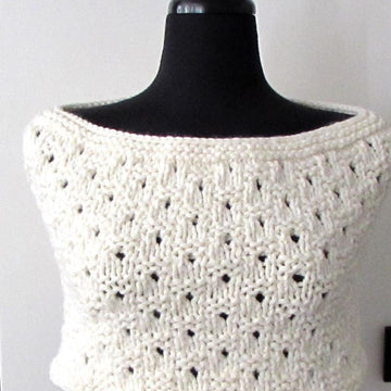 Checkered Dots Chunky Cowl