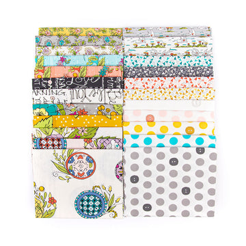 Windham Fabrics Bubbies Buttons & Blooms Fat Quarter Bundle