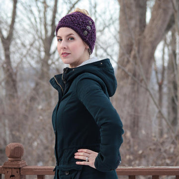 Diamond Lace Messy Bun Hat