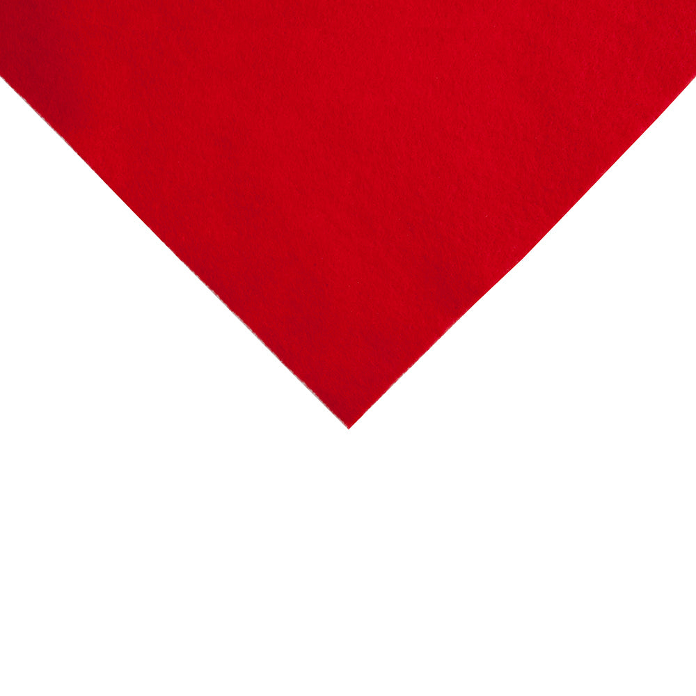 Groves Acrylic Felt Piece - Red (9in x 12in)
