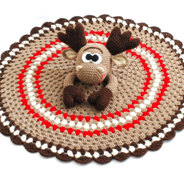 Eh Moose Lovey Security Blanket