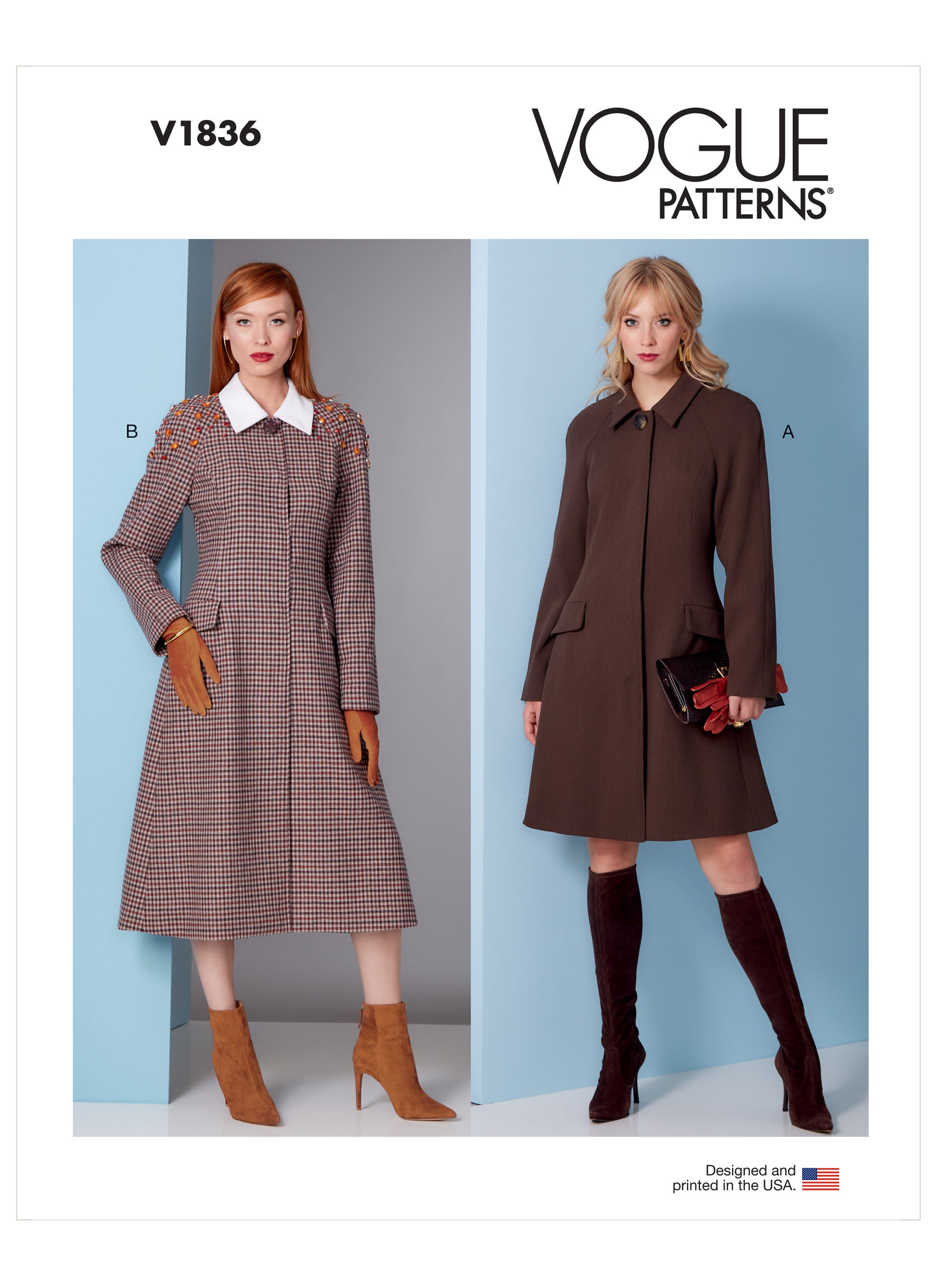 Vogue Misses' Coat V1836 - Sewing Pattern