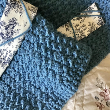 The Blue Manor Throw