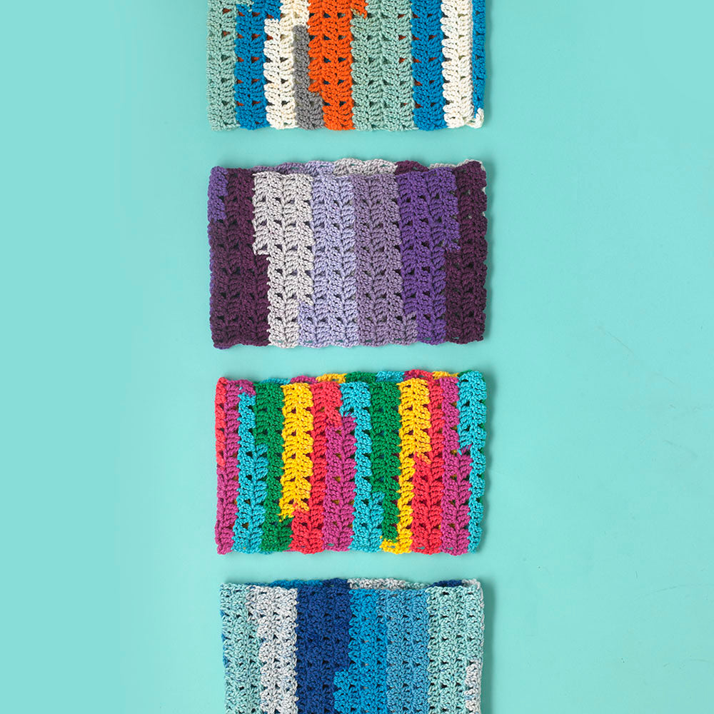 "The Essential Crocheted Cowl" - Free Cowl Crochet Pattern in Paintbox Yarns Chunky Pots