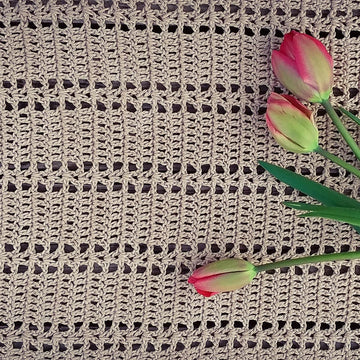 Maytime Table Runner Written Pattern