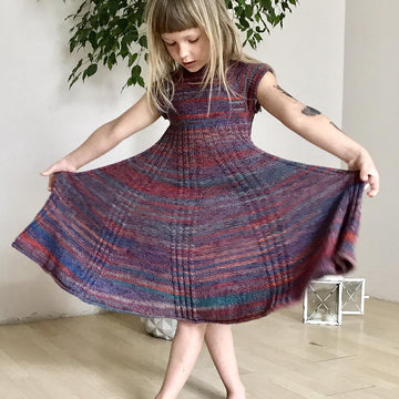 Ribbed Dress For Little Miss