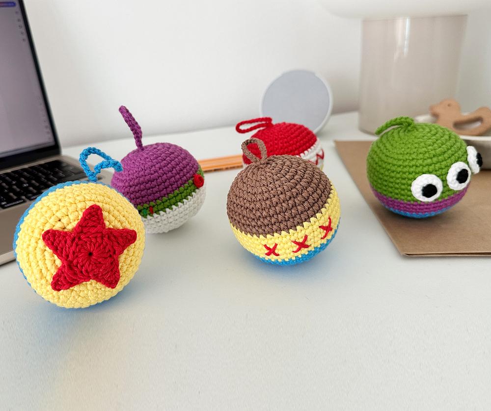 Toy Cowboy & Friends Inspired Christmas Ornament Crochet Pattern Bundle PDF