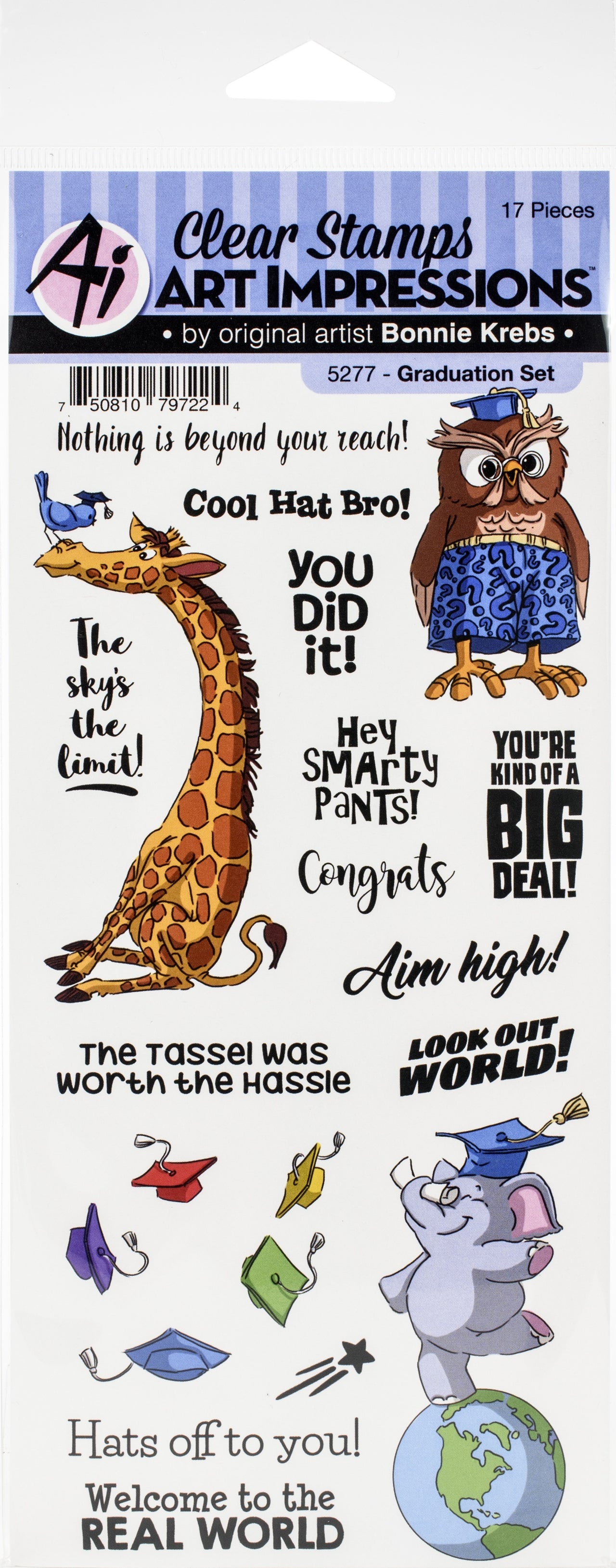 Art Impressions Graduation Clear Stamp - Graduation