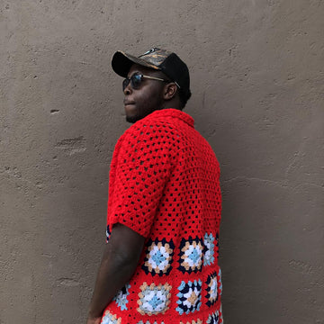 Summer Bunny Granny Square Shirt