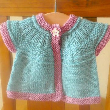 Seren - an everyday seamless yoked cardigan