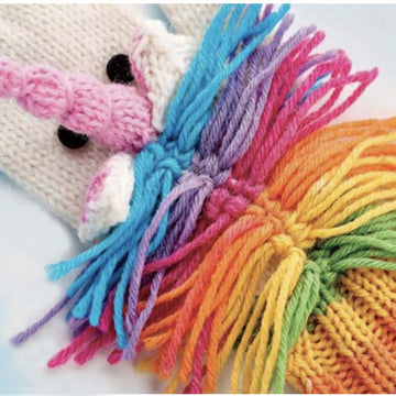 Rainbow Unicorn Mittens