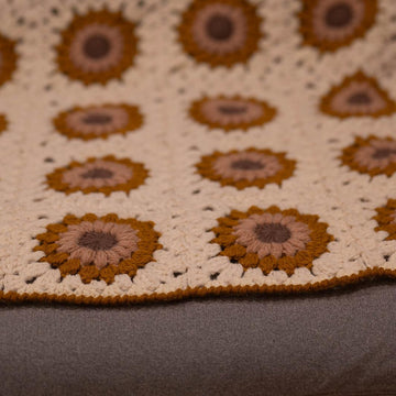 Sunburst Granny Square Blanket